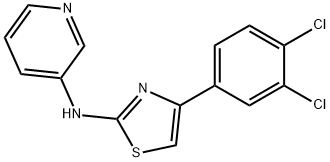 (4-(3,4-DICHLOROPHENYL)(2,5-THIAZOLYL))-3-PYRIDYLAMINE Struktur