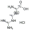 L-ARGININE-UL-14C MONOHYDROCHLORIDE Struktur