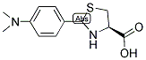 (R)-2-(4-DIMETHYLAMINO-PHENYL)-THIAZOLIDINE-4-CARBOXYLIC ACID Struktur