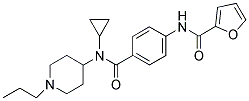 N-[4-CYCLOPROPYL(1-PROPYLPIPERIDIN-4-YL)BENZAMIDO]FURAN-2-CARBOXAMIDE