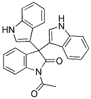 1'-ACETYL-1H,1'H-3,3':3',3'-TERINDOL-2'(1'H)-ONE Struktur