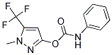 1-METHYL-5-(TRIFLUOROMETHYL)-1H-PYRAZOL-3-YL N-PHENYLCARBAMATE Struktur