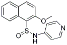 2-METHOXY-N-(4-PYRIDINYL)-1-NAPHTHALENESULFINAMIDE Struktur