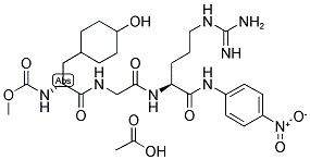 CH3O-CO-D-HHT-GLY-ARG-PNA ACOH Struktur