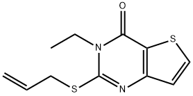 2-(ALLYLSULFANYL)-3-ETHYLTHIENO[3,2-D]PYRIMIDIN-4(3H)-ONE Struktur