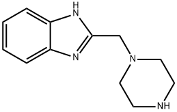 2-PIPERAZIN-1-YLMETHYL-1H-BENZOIMIDAZOLE Struktur