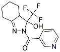 2-(PYRIDIN-3-YLCARBONYL)-3-(TRIFLUOROMETHYL)-3,3A,4,5,6,7-HEXAHYDRO-2H-INDAZOL-3-OL Struktur