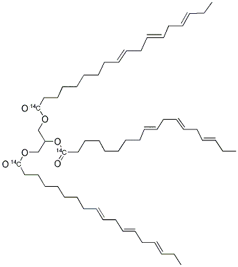 TRILINOLENIN, [LINOLENIC-1-14C] Struktur