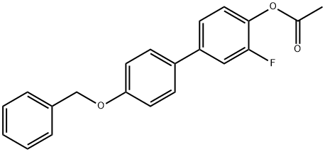 4'-(BENZYLOXY)-3-FLUORO[1,1'-BIPHENYL]-4-YL ACETATE Struktur