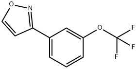 3-[3-(TRIFLUOROMETHOXY)PHENYL]ISOXAZOLE Struktur