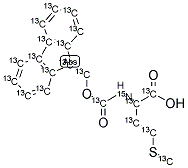 FMOC-MET-OH [U-13C-15N] Struktur