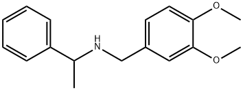 (3,4-DIMETHOXY-BENZYL)-(1-PHENYL-ETHYL)-AMINE Struktur