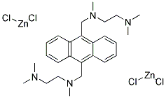 9,10-BIS(TMEDA)ANTHRACENE BISZINC CHLORIDE COMPLEX Struktur