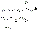 3-(2-BROMO-ACETYL)-8-METHOXY-CHROMEN-2-ONE Struktur