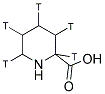 2-PIPERIDINE CARBOXYLIC ACID [2,3,4,5,6-3H] Struktur