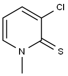 3-CHLORO-1-METHYLPYRIDINE-2(1H)-THIONE Struktur