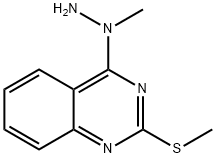 4-(1-METHYLHYDRAZINO)-2-(METHYLSULFANYL)QUINAZOLINE Struktur