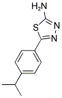 5-(4-ISOPROPYLPHENYL)-1,3,4-THIADIAZOL-2-AMINE Struktur