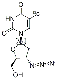 AZT (METHYL-13C) Struktur