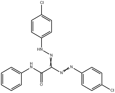 2-[2-(4-CHLOROPHENYL)DIAZENYL]-2-[2-(4-CHLOROPHENYL)HYDRAZONO]-N-PHENYLACETAMIDE Struktur