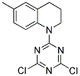 1-(4,6-DICHLORO-1,3,5-TRIAZIN-2-YL)-6-METHYL-1,2,3,4-TETRAHYDROQUINOLINE Struktur