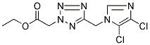 ETHYL 2-(5-[(4,5-DICHLORO-1H-1-IMIDAZOLYL)METHYL]-2H-1,2,3,4-TETRAAZOL-2-YL)ACETATE Struktur