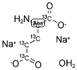 SODIUM GLUTAMATE H2O (U-13C5) Struktur