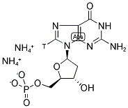 2'-DEOXYGUANOSINE 5'-MONOPHOSPHATE, DIAMMONIUM SALT, [8-3H]- Struktur