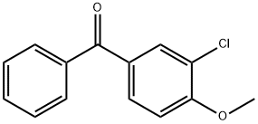 (3-CHLORO-4-METHOXYPHENYL)(PHENYL)METHANONE Struktur