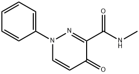 N-METHYL-4-OXO-1-PHENYL-1,4-DIHYDRO-3-PYRIDAZINECARBOXAMIDE Struktur