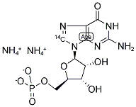 GUANOSINE 5'-MONOPHOSPHATE, DIAMMONIUM SALT, [8-14C] Struktur