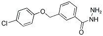 3-(4-CHLORO-PHENOXYMETHYL)-BENZOIC ACID HYDRAZIDE Struktur