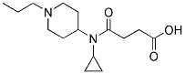 4-[CYCLOPROPYL(1-PROPYLPIPERIDIN-4-YL)AMINO]-4-OXOBUTANOIC ACID Struktur