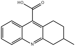 3-METHYL-1,2,3,4-TETRAHYDRO-ACRIDINE-9-CARBOXYLIC ACID Struktur