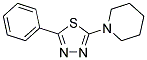 1-(5-PHENYL-1,3,4-THIADIAZOL-2-YL)PIPERIDINE Struktur