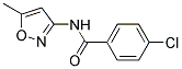 (4-CHLOROPHENYL)-N-(5-METHYLISOXAZOL-3-YL)FORMAMIDE Struktur