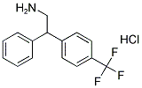 2-PHENYL-2-[4-(TRIFLUOROMETHYL)PHENYL]ETHYLAMINEHYDROCHLORIDE Struktur