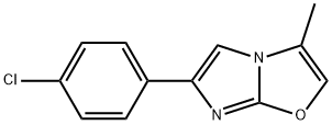 6-(4-CHLOROPHENYL)-3-METHYLIMIDAZO[2,1-B][1,3]OXAZOLE Struktur