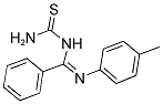 N-(AMINOCARBONOTHIOYL)-N'-(4-METHYLPHENYL)BENZENECARBOXIMIDAMIDE Struktur