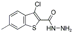 3-CHLORO-6-METHYL-BENZO[B]THIOPHENE-2-CARBOXYLIC ACID HYDRAZIDE Struktur