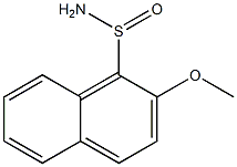 2-METHOXY-1-NAPHTHALENESULFINAMIDE Struktur