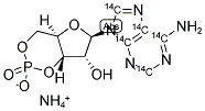 [ADENINE-U-14C]ADENOSINE 3',5'-CYCLIC PHOSPHATE, AMMONIUM SALT Struktur