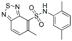 N-(2,5-DIMETHYLPHENYL)-5-METHYL-2,1,3-BENZOTHIADIAZOLE-4-SULFONAMIDE Struktur