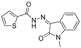 1-METHYL-3-(THIOPHENE-2-CARBOXYLHYDRAZIDYL)-2-OXOINDOLINE Struktur