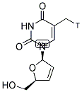 3'-DEOXY 2',3'-DIDEHYDROTHYMIDINE, [METHYL-3H]- Struktur