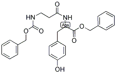 Z-BETA-ALA-TYR-OBZL Struktur