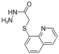 (QUINOLIN-8-YLSULFANYL)-ACETIC ACID HYDRAZIDE Struktur