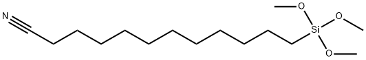 11-CYANOUNDECYLTRIMETHOXYSILANE Struktur