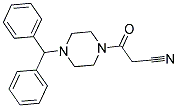 3-(4-BENZHYDRYL-PIPERAZIN-1-YL)-3-OXO-PROPIONITRILE Struktur