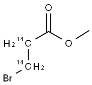 METHYL-3-BROMOPROPIONATE, [2,3-14C] Struktur